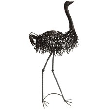 Tall Metal Mr Emu Sculpture