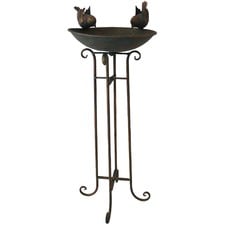 Bronze Iron Bird Bath