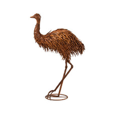 XL Mum Emu Metal Outdoor Decor