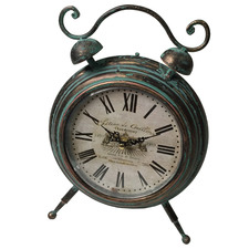 Chardonnay Metal Table Clock