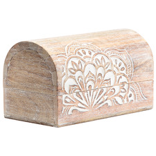 Carved Mandala Artisan Box