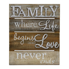 Family Life Wall Accent