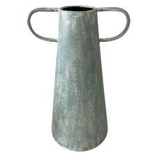 Contemporary Coastal Iron Vase