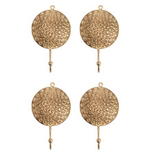 Mandala Hand-Crafted Wall Hooks (Set of 4)