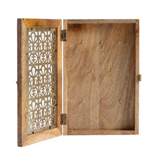 Fleur 8 Hook Hand-Crafted Key Box