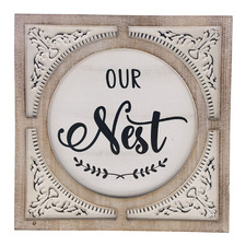Our Nest Wall Plaque