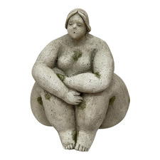 Sitting Lady Outdoor Statue