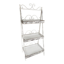 French Provincial 3 Tier Zinc Plant Stand