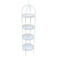 Martinique 4 Tier Iron Plant Stand