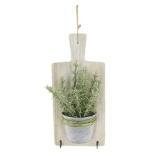 36cm Feira Faux Rosemary in Wall Planter