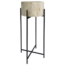 Sagela Wood Planter with Stand