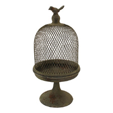 Perched Rust Iron Cloche