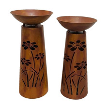 2 Piece Moshly Flower Pillar Planter Set