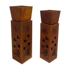 2 Piece Follies Sunshine Pillar Planter Set