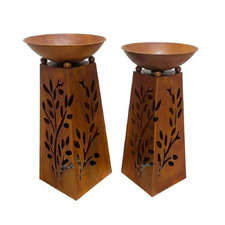 2 Piece Moshly Vine Pillar Planter Set