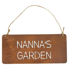 Lolly Nanna's Garden Iron Wall Accent