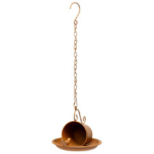 Kinsley Cup & Saucer Hanging Bird Feeder