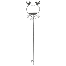 100cm Ember Iron Bird Feeder & Garden Stake