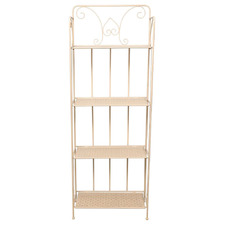 Aspen 4 Tier Iron Shelving Unit