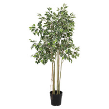 168cm Potted Faux Ficus Tree
