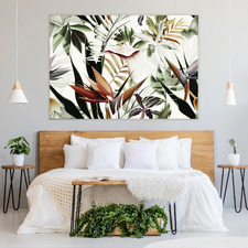 Botany Bloom Framed Canvas Wall Art