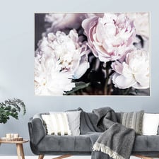 Serene Bunches Framed Canvas