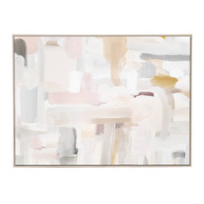 Porcelain Abstract Framed Canvas Wall Art