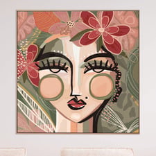 Earthentic Emily Framed Canvas Wall Art