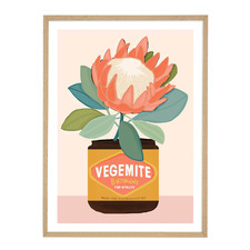 Vegemite Bouquet Framed Acrylic Wall Art