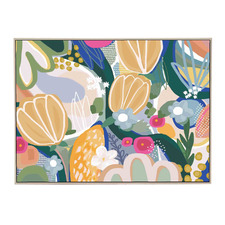Pavati Abstract Framed Canvas Wall Art