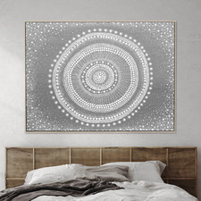 Butuwang Mirriiyn Yurrung Framed Canvas Wall Art
