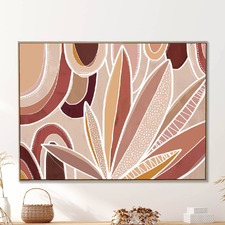 Pauly Palmspring Framed Canvas Wall Art