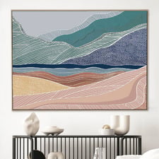 Cilantro Hills Canvas Wall Art