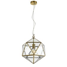 Antique Brass 30cm Lazlo Pendant Light