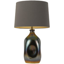 55cm Bronze & Grey Anaya Glass Table Lamp
