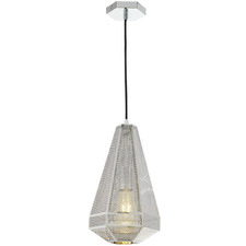 Tall Levy Metal Pendant Light
