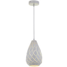 Vulkan 1 Light Iron Pendant