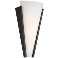 Kuzel Aluminum Glass Flush Mount Wall Light