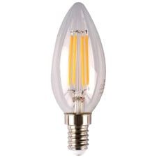 Luxor E14 Candle 4W Dimmable LED Filament Bulb