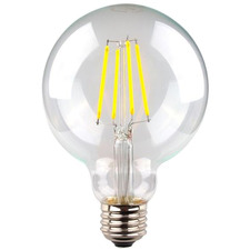 Ohm E27 Round 8W 16.5cm Dimmable LED Filament Bulb