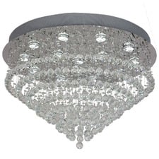 Edith 14 Light Flush Mount Chandelier