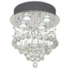 Edith 4 Light Flush Mount Chandelier