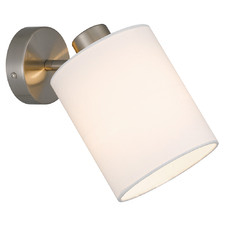 Malone Metal & Fabric Wall Light