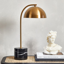 50cm Desivy Marble Bankers Lamp