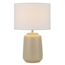 42.5cm Mathias Ceramic & Fabric Table Lamp