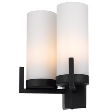 Cassius Iron Metal & Glass Wall Light