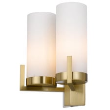 Cassius Iron Metal & Glass Wall Light