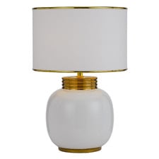 Opalic Ceramic Table Lamp