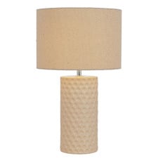 Cabello Ceramic & Cotton Table Lamp
