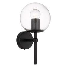 Breyer Iron & Glass Wall Light